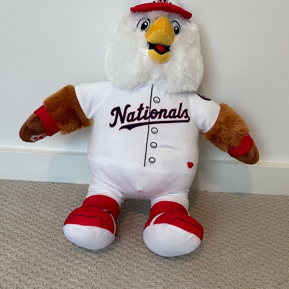 Nationals Buld-A-Bear Plush Eagle Toy - Screech Mascot